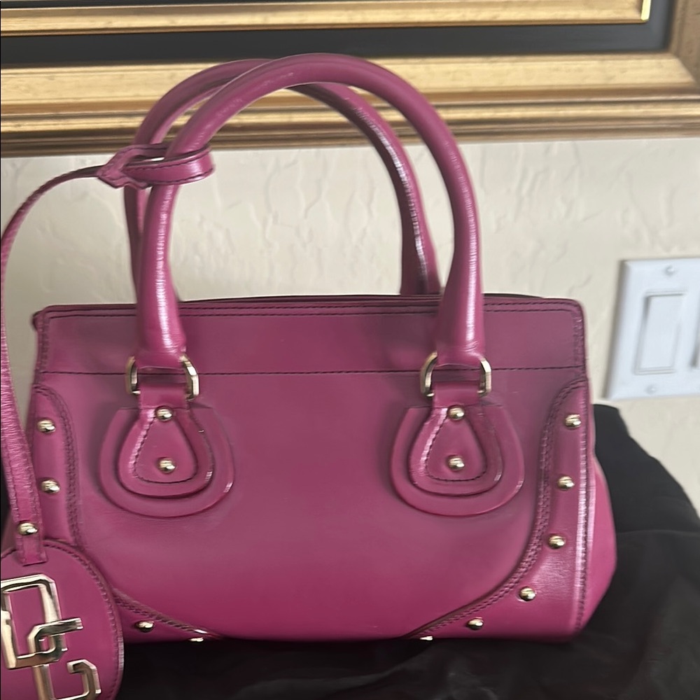 Dolce & Gabbana Pink Satchel with Structured Design